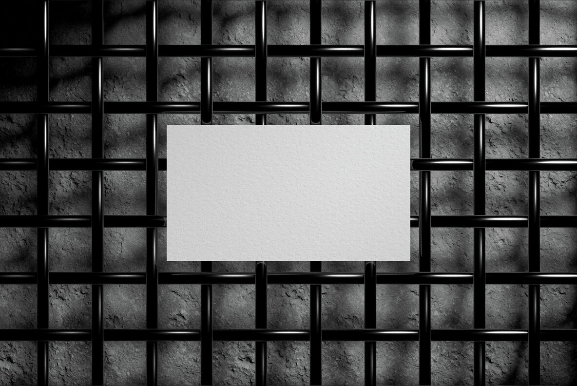 Industrial Business Card Mockup 5