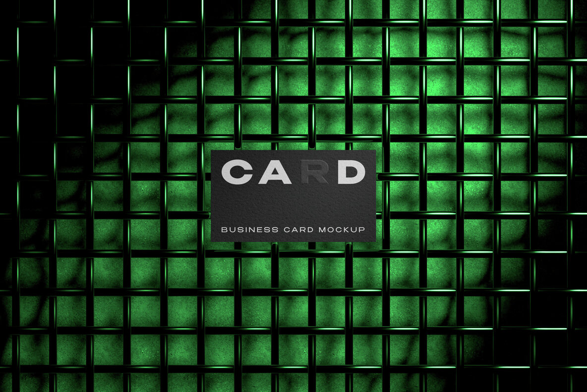 Industrial Business Card Mockup 6