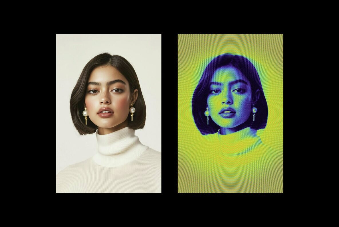 Circular Halftone Motion Photo Effect 4