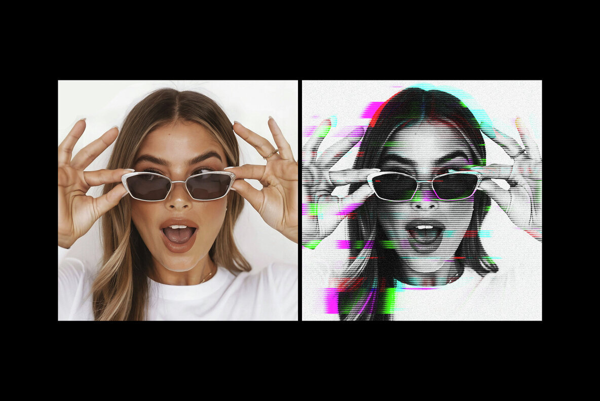 Glitch Photo Effect 2