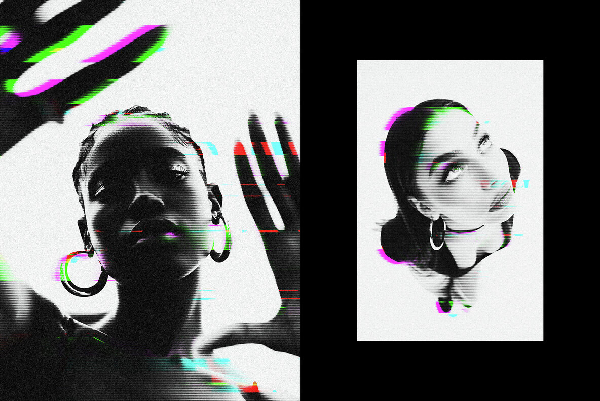 Glitch Photo Effect 6