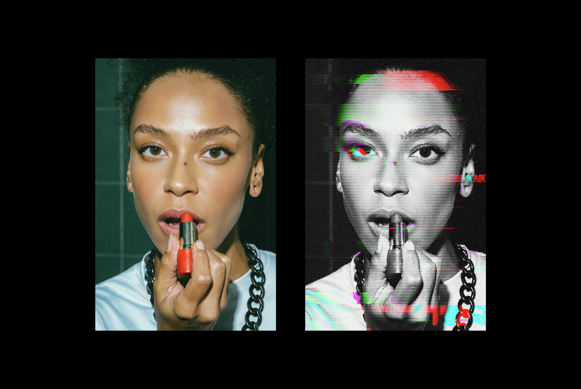 Glitch Photo Effect 7