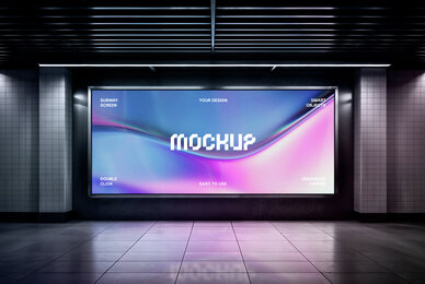 Subway Screen Mockup