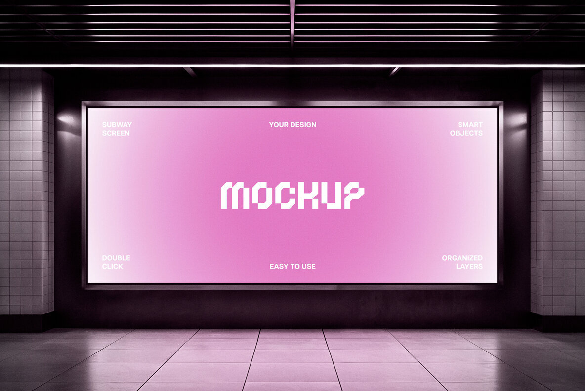 Subway Screen Mockup 3