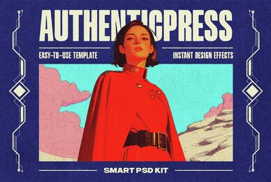 Authentic Press Instant Design Effect