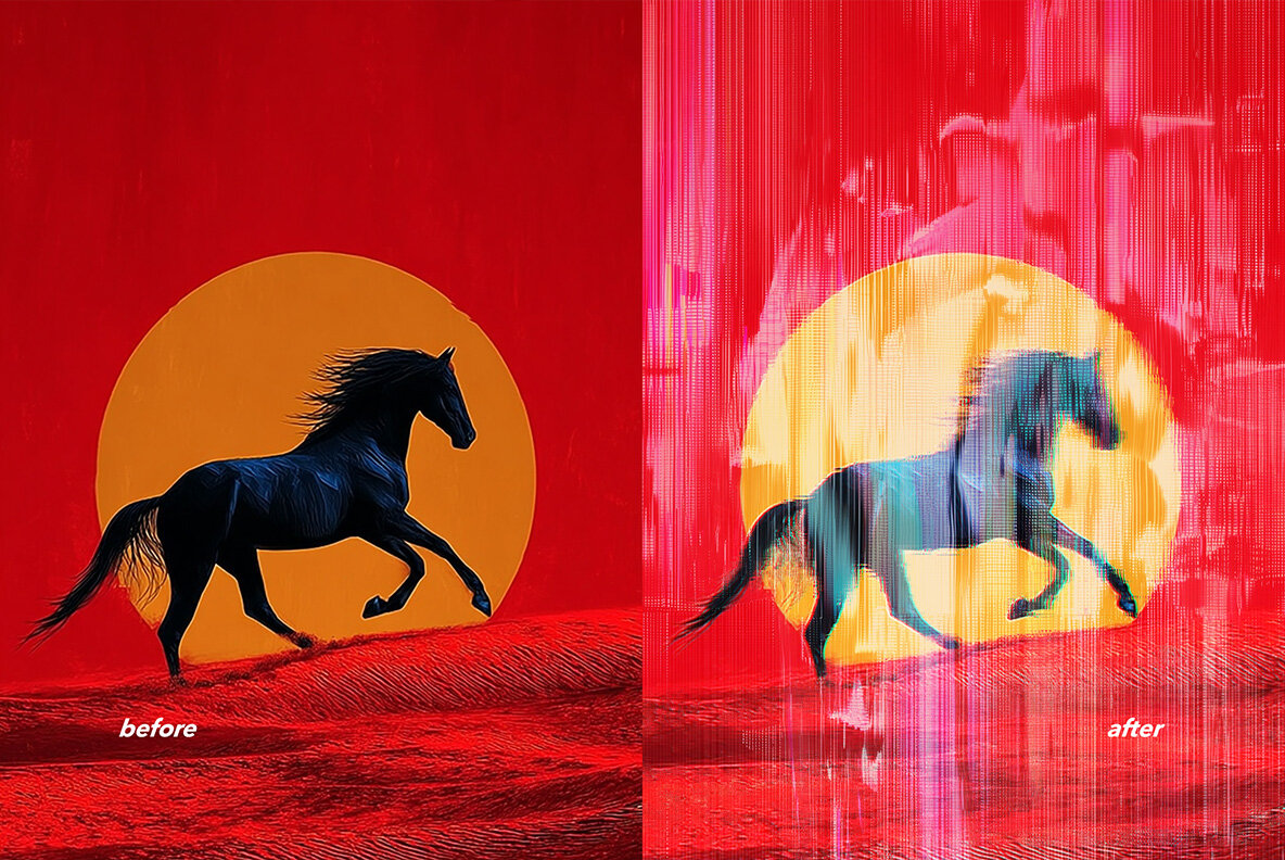 Glitch Distortion Photo Effects 5