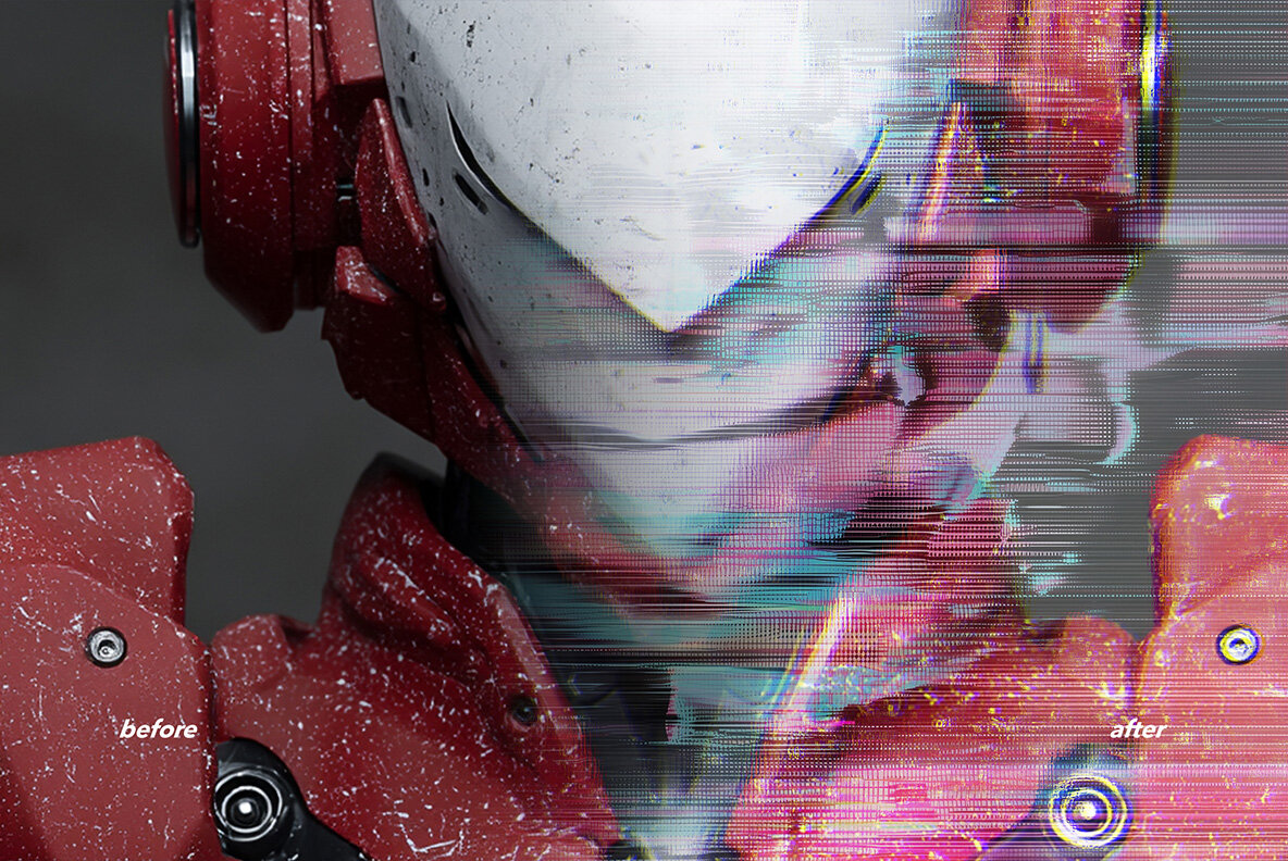 Glitch Distortion Photo Effects 6