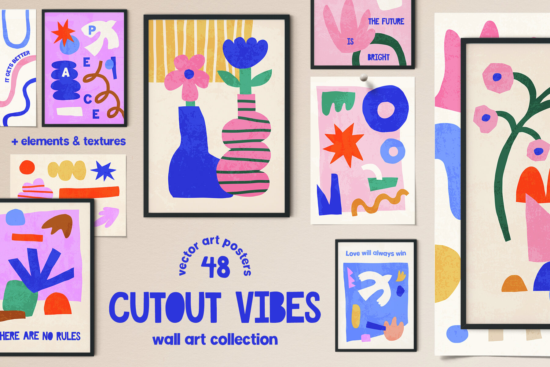 Cutout Vibes Vector Poster Creator 1