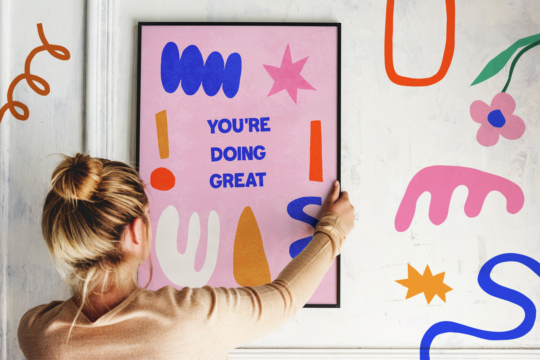 Cutout Vibes Vector Poster Creator 13