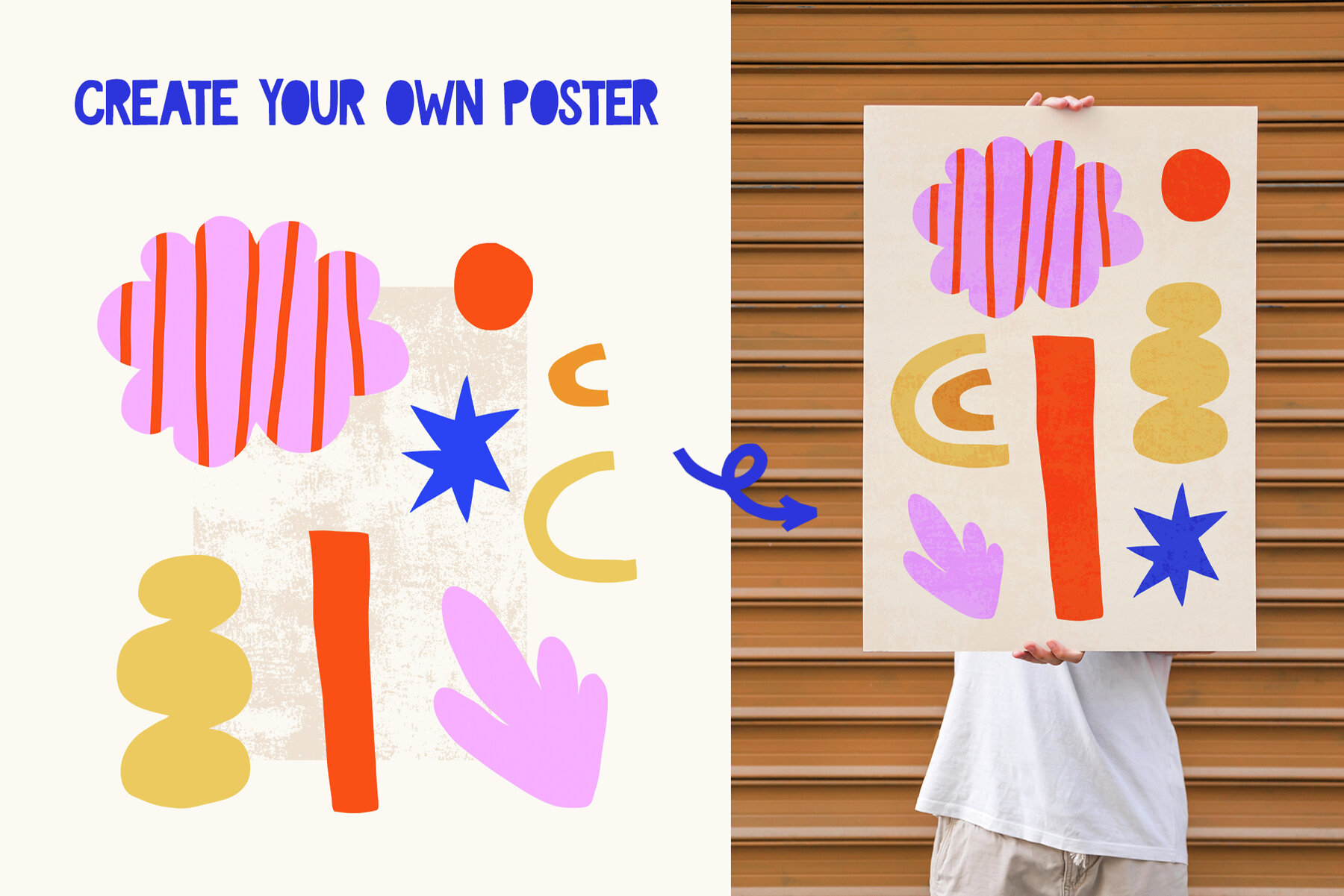 Cutout Vibes Vector Poster Creator 15