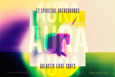 AURA Spiritual Galactic Backgrounds
