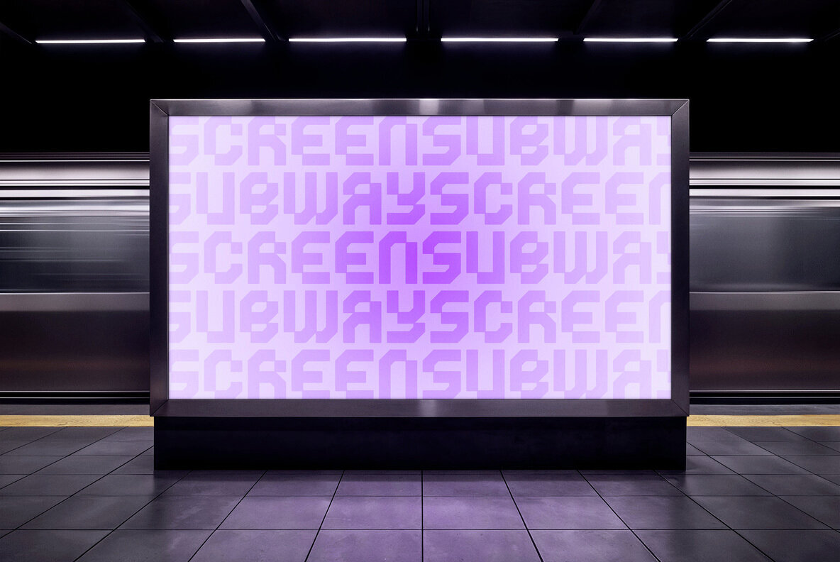 Metro Station Screen Mockup 2
