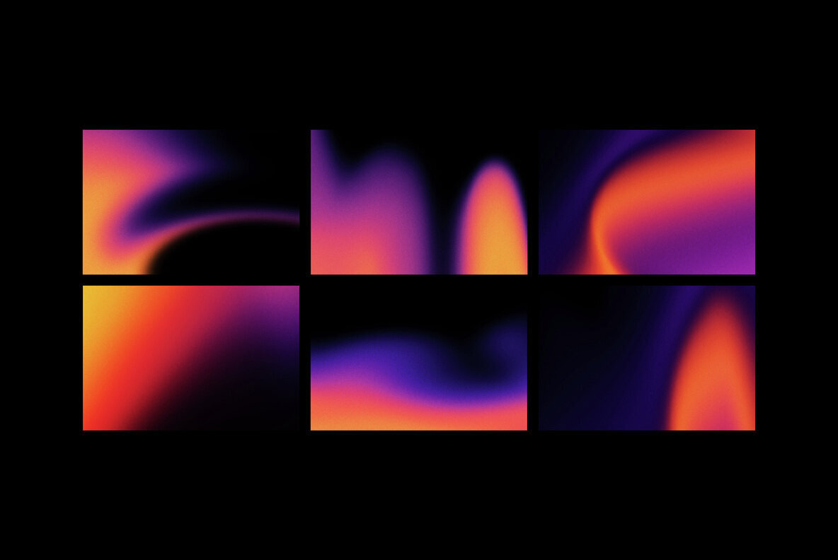 Grainy Gradient Textures Pack 2