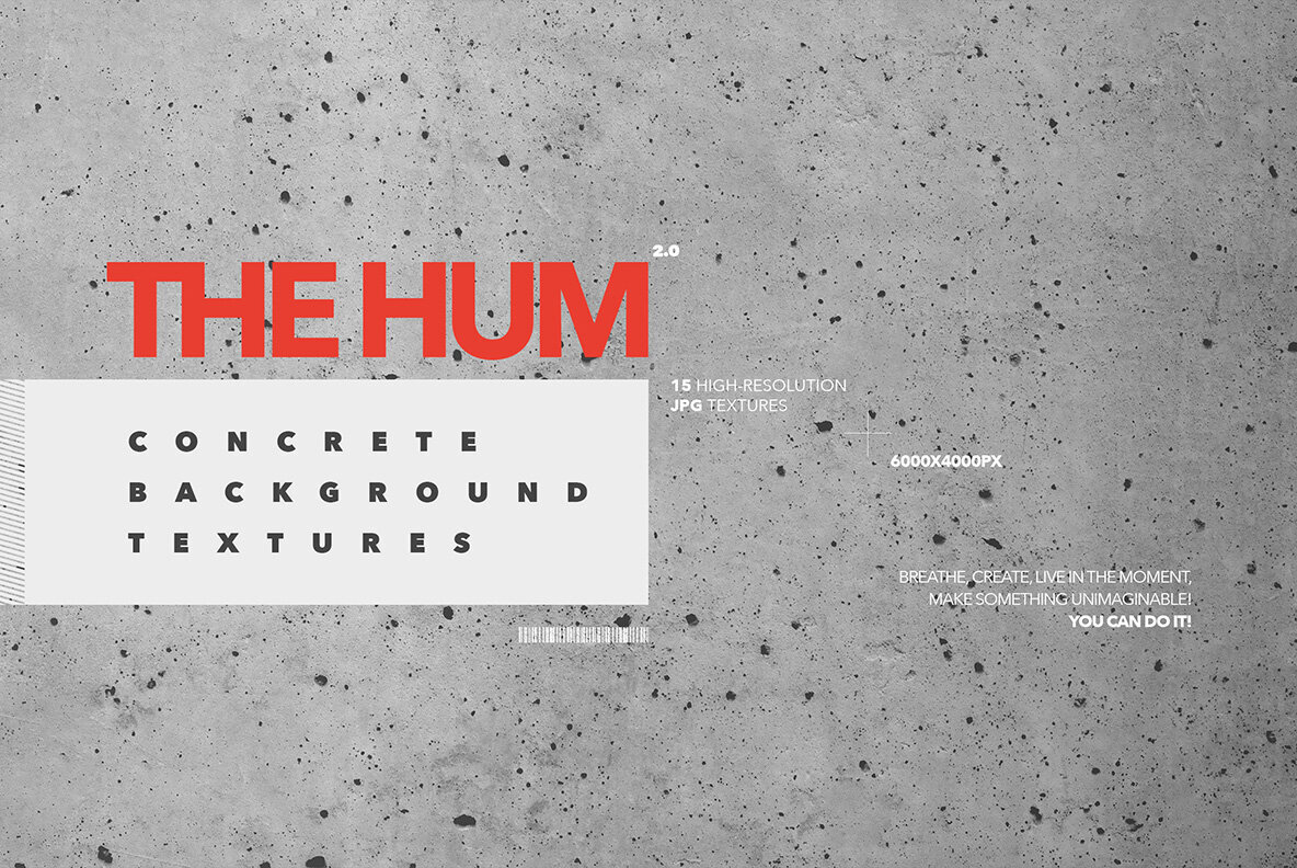 THE HUM Concrete Background Textures 1