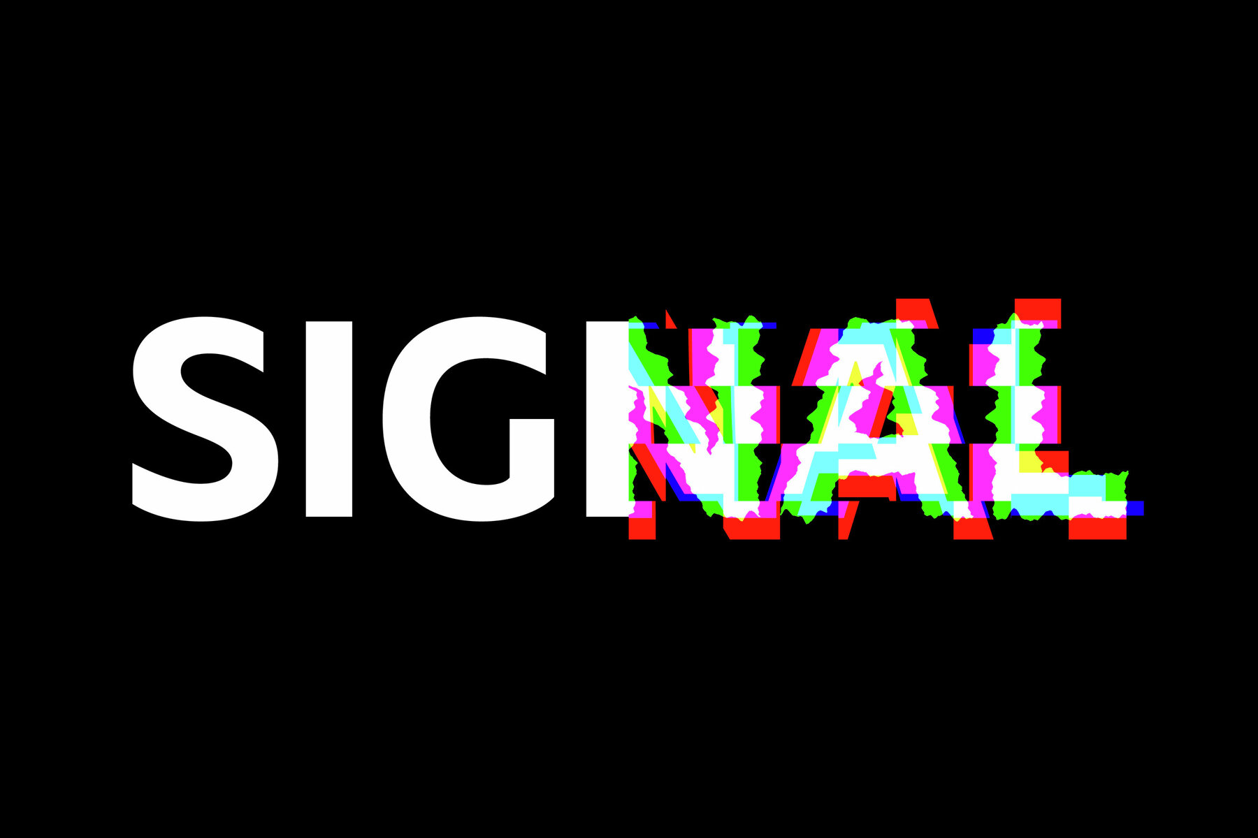 Glitch Text Effect Mockup 7