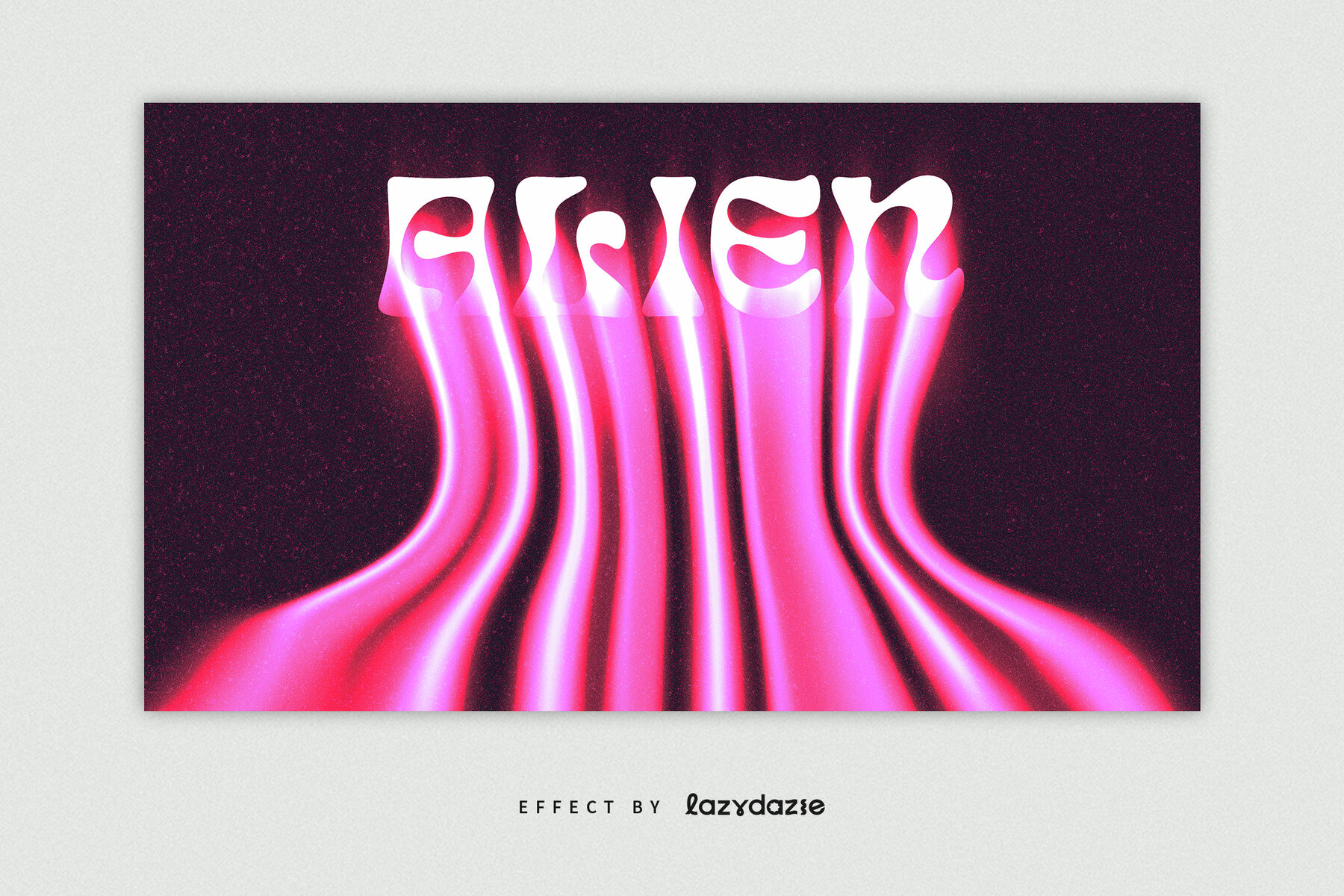 Pink Dissolving Text Effect Mockup 5