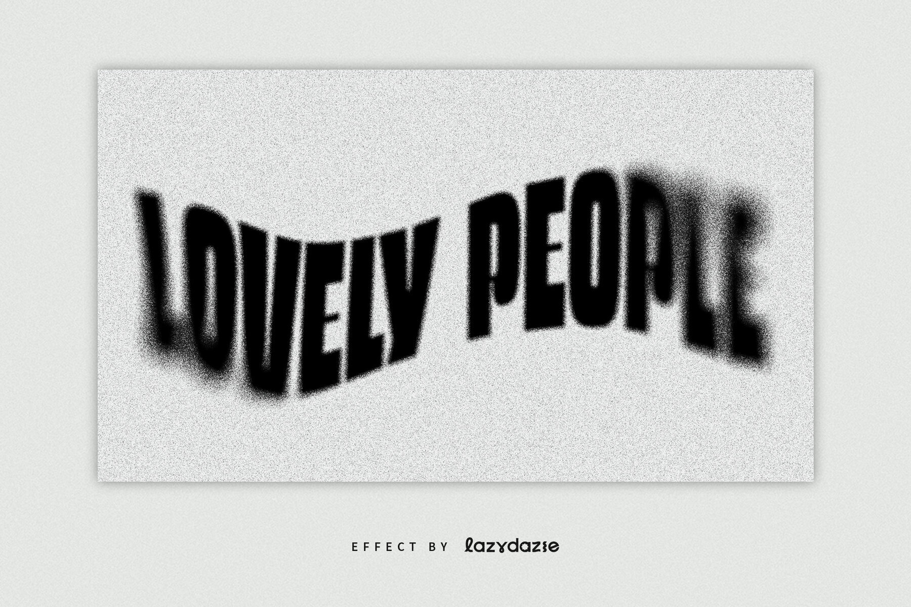 Dissolving Text Effect Mockup 3