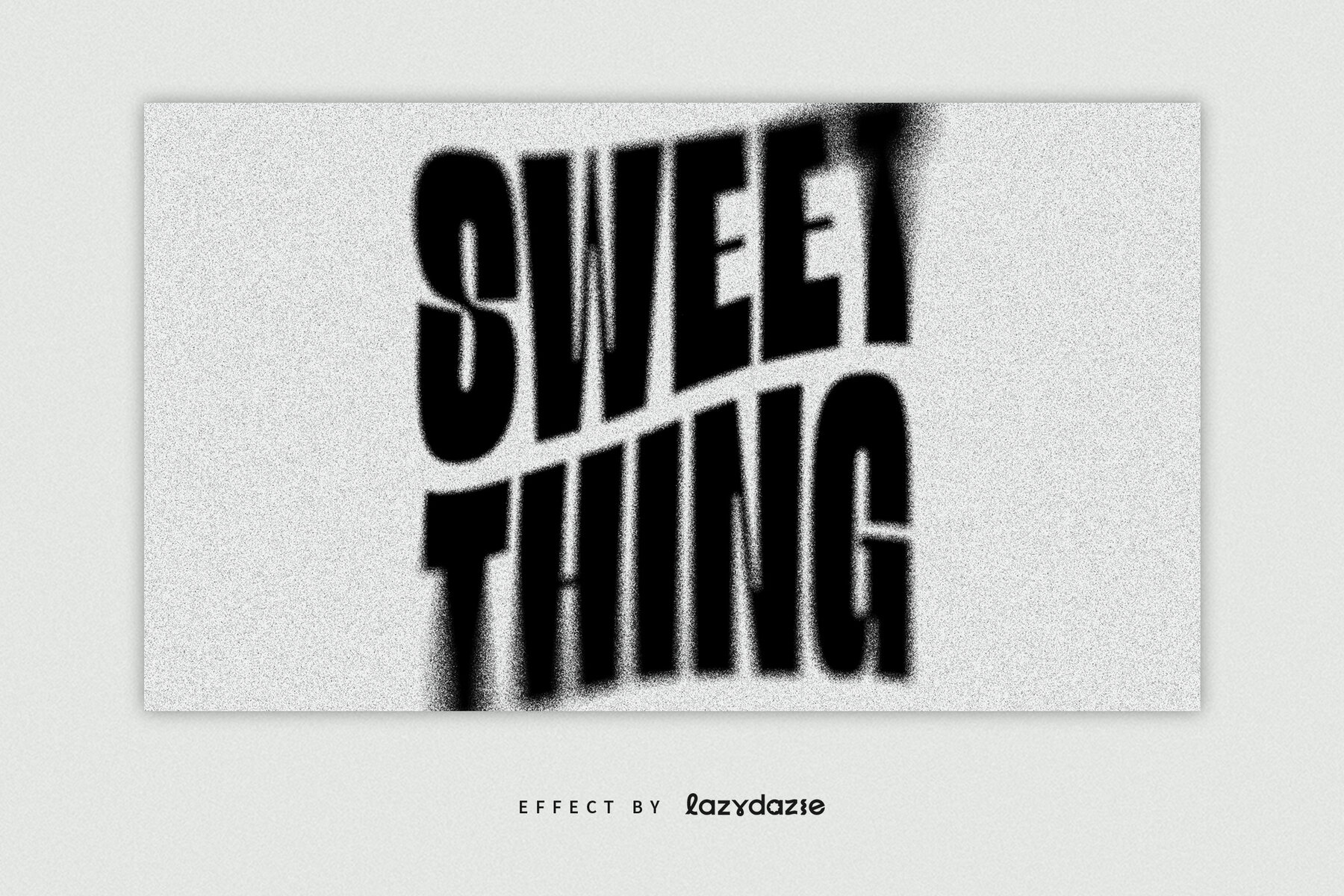 Dissolving Text Effect Mockup 4