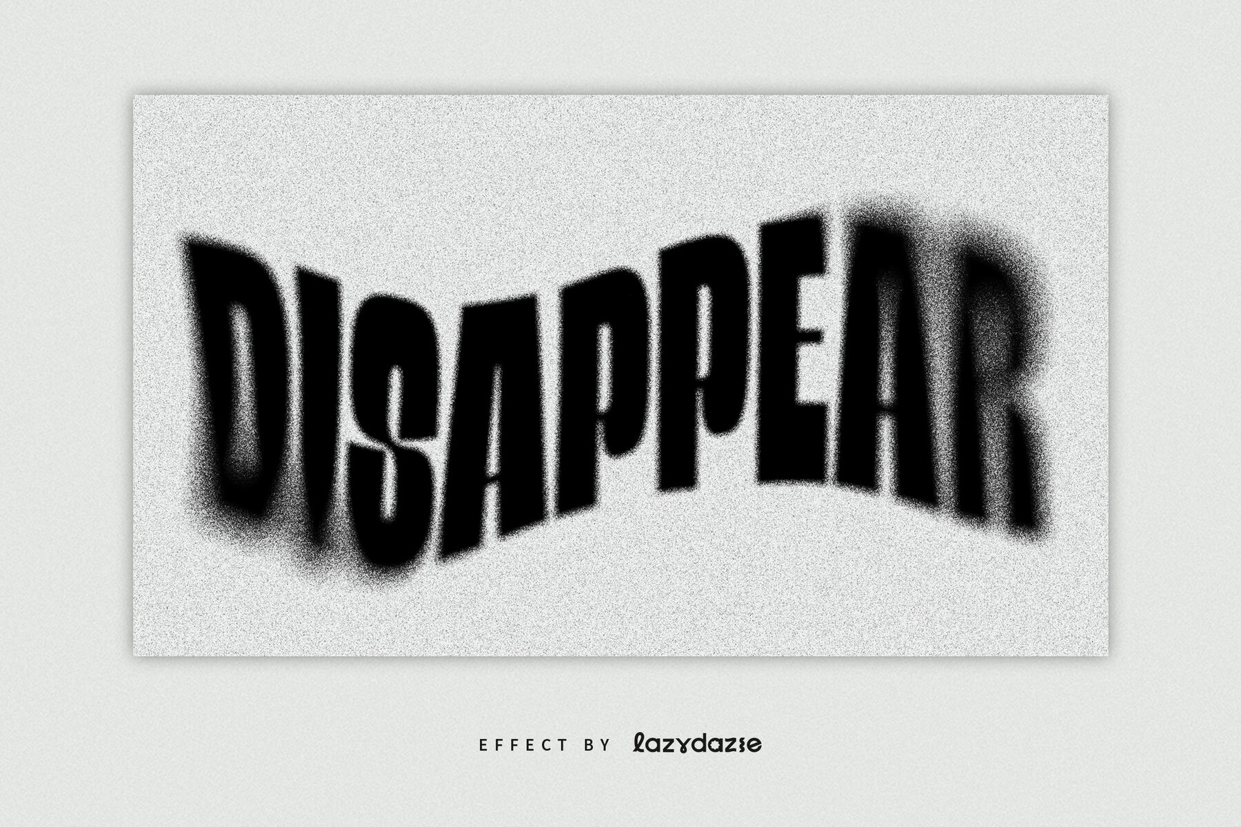 Dissolving Text Effect Mockup 5