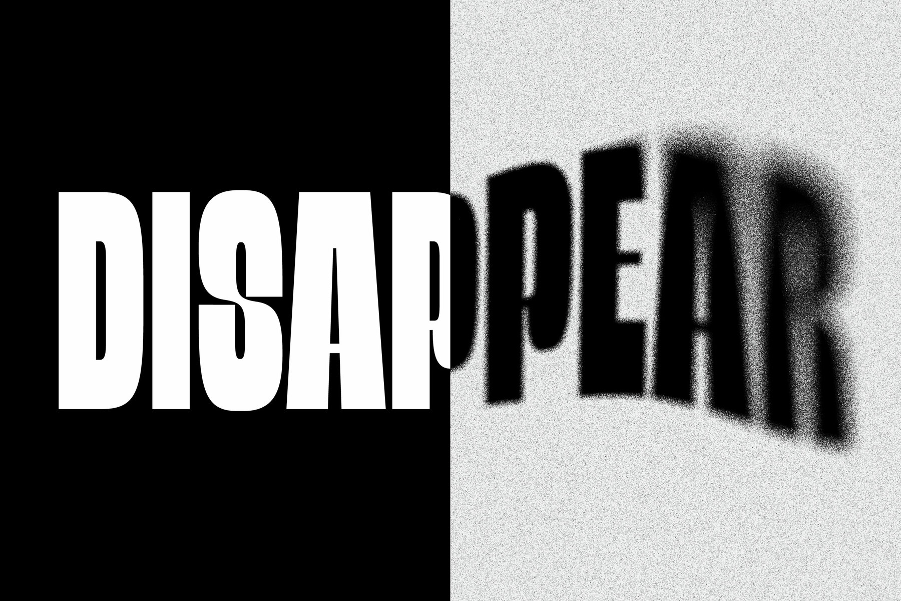 Dissolving Text Effect Mockup 7