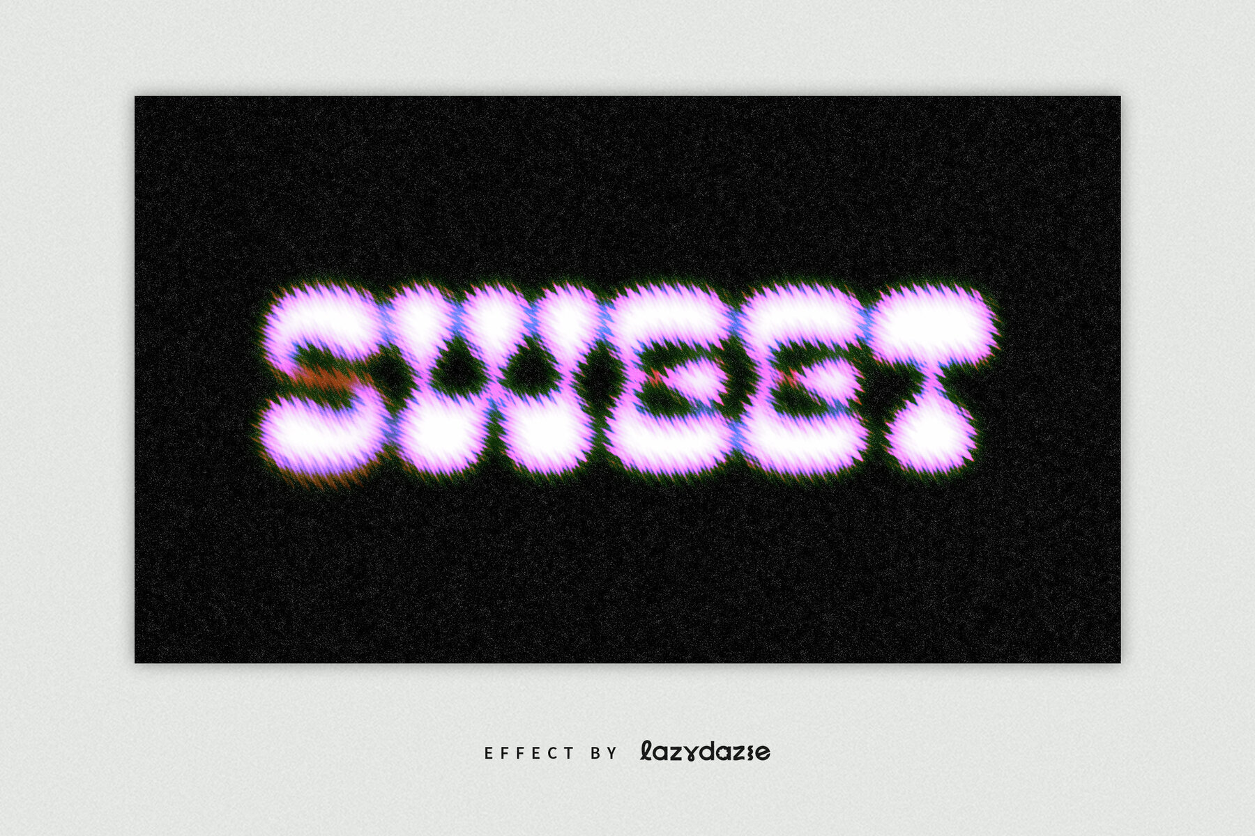 Dissolving Blur Text Effect Mockup 3