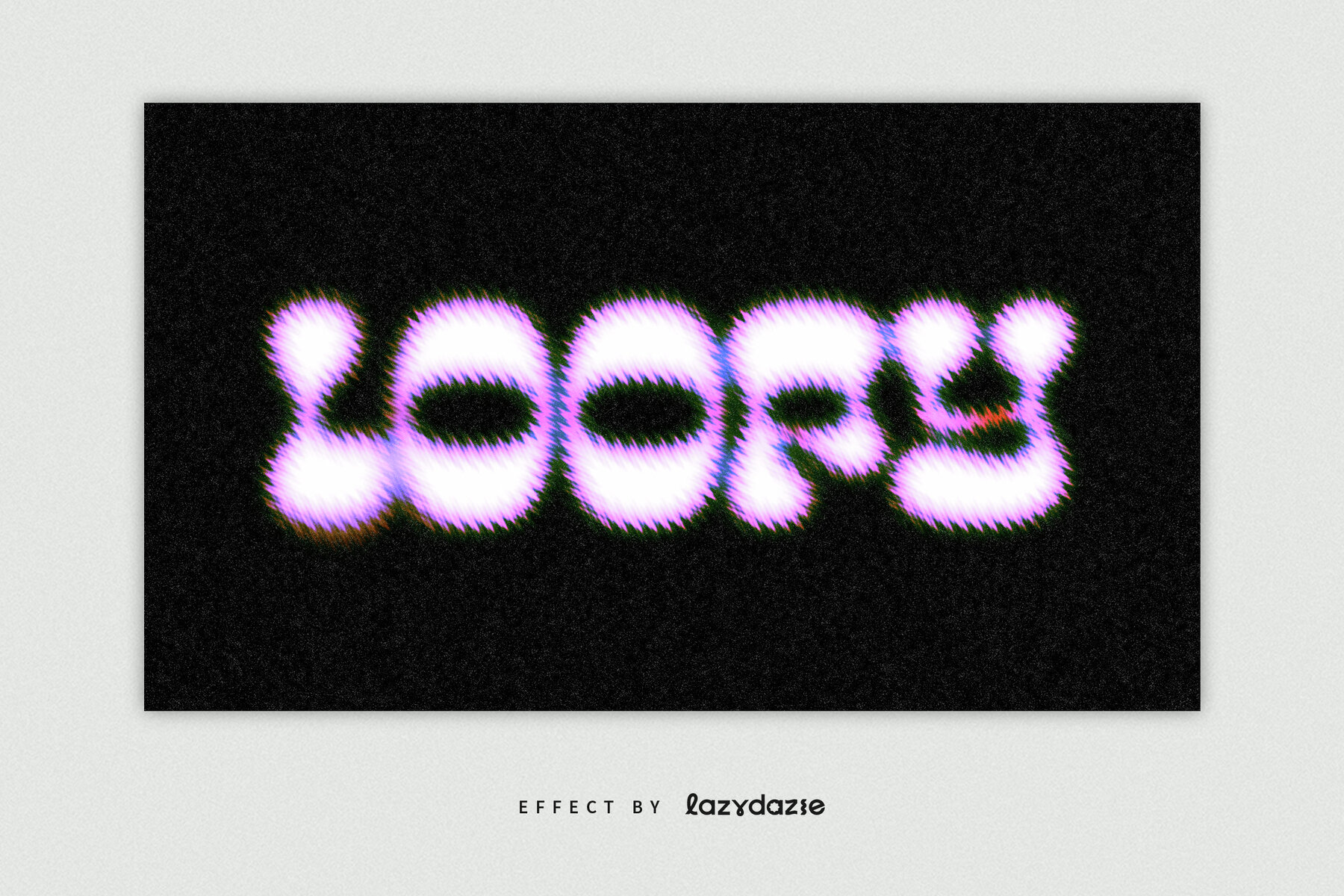 Dissolving Blur Text Effect Mockup 5