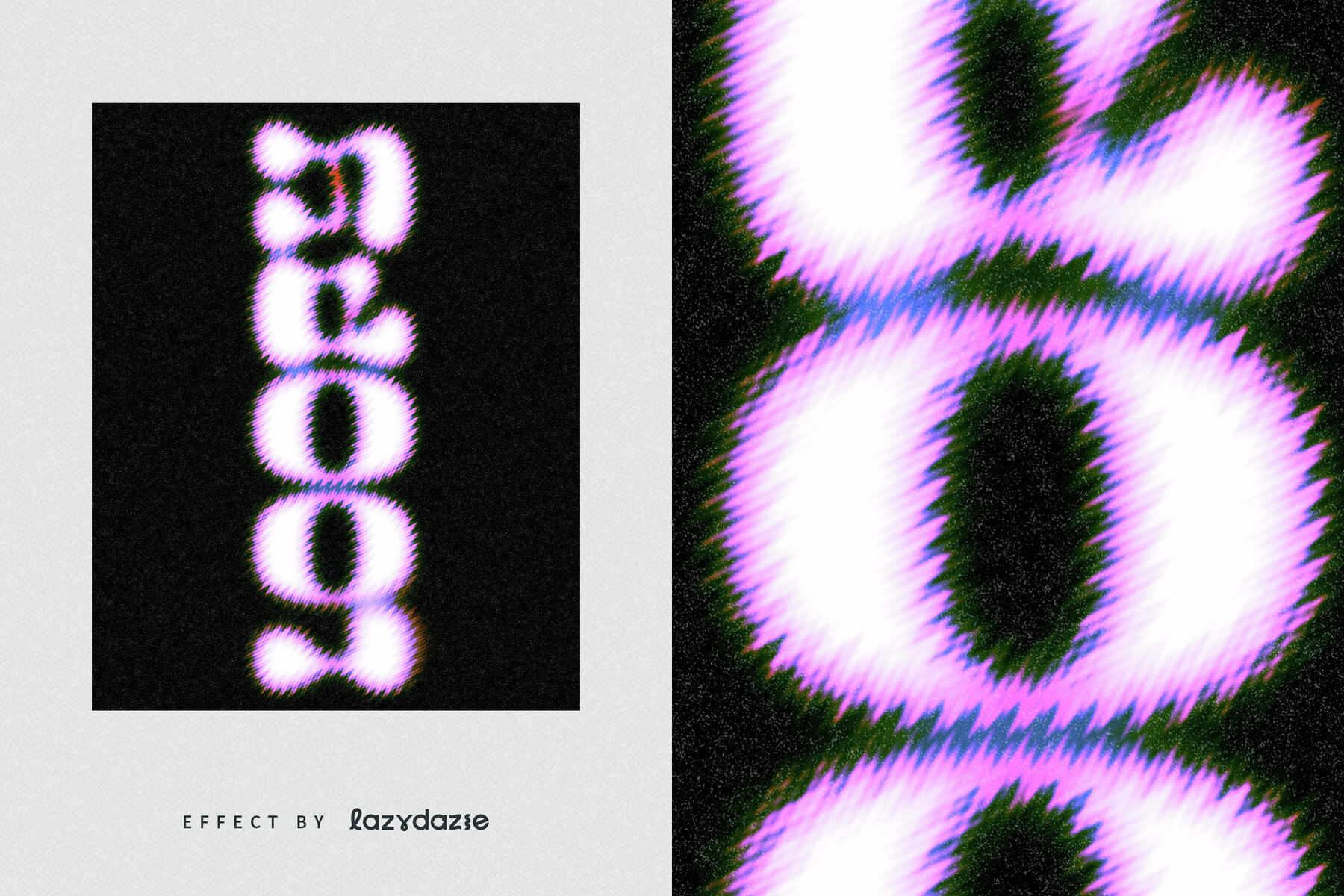 Dissolving Blur Text Effect Mockup 6