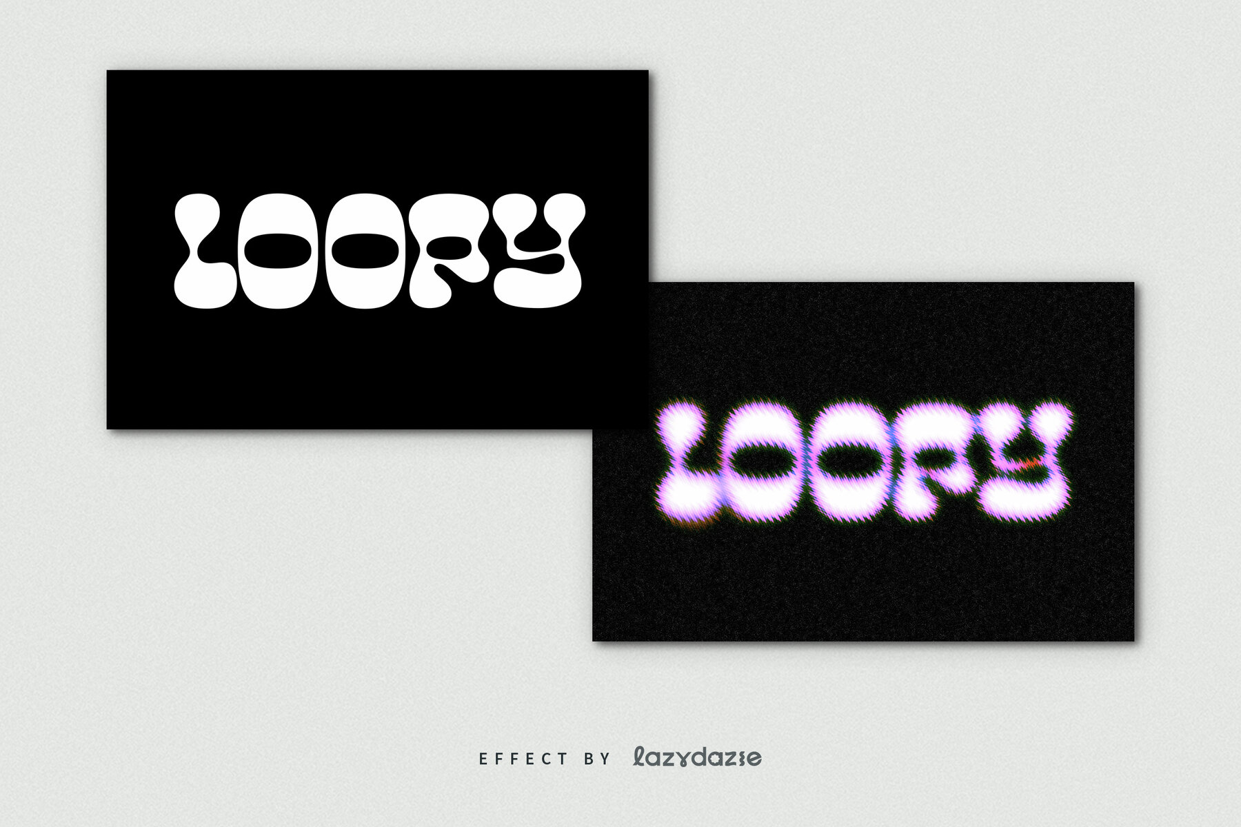 Dissolving Blur Text Effect Mockup 8