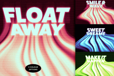 Dissolving Text Effect with 3 Colour Options