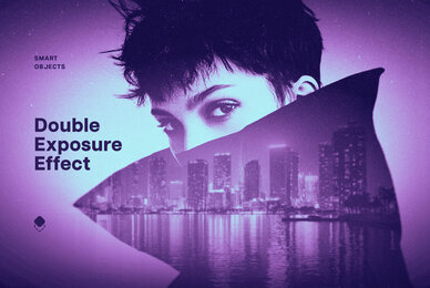 Duotone Double Exposure Effect