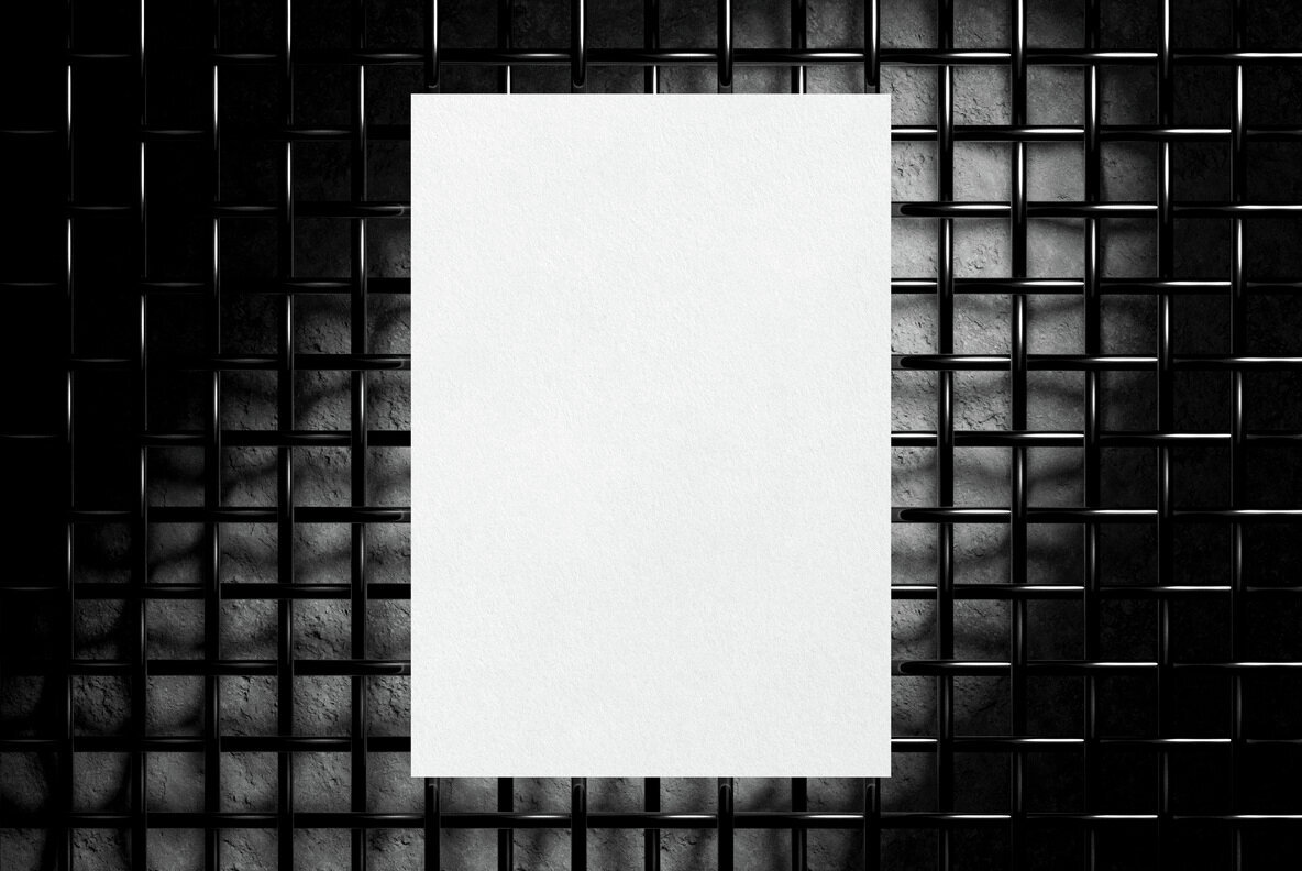 Industrial Paper Card Mockup 2