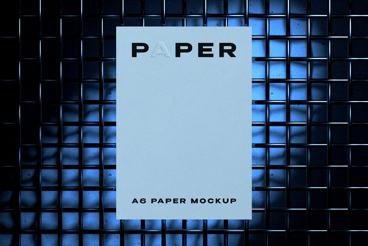 Industrial Paper Card Mockup 4