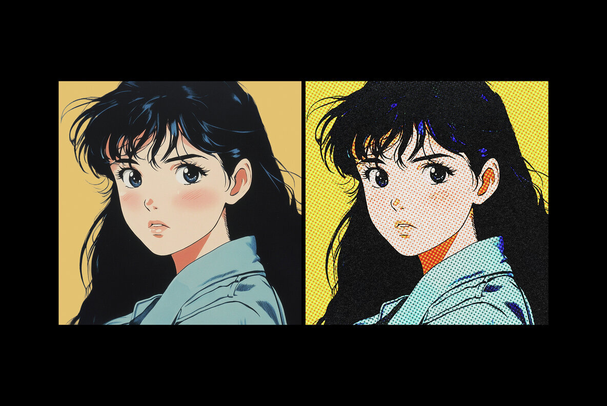 Dots Comic Print Effect 2