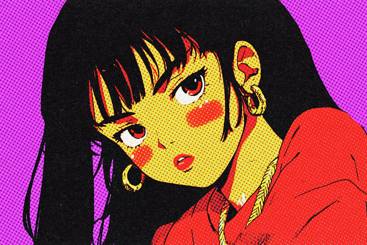 Dots Comic Print Effect 3