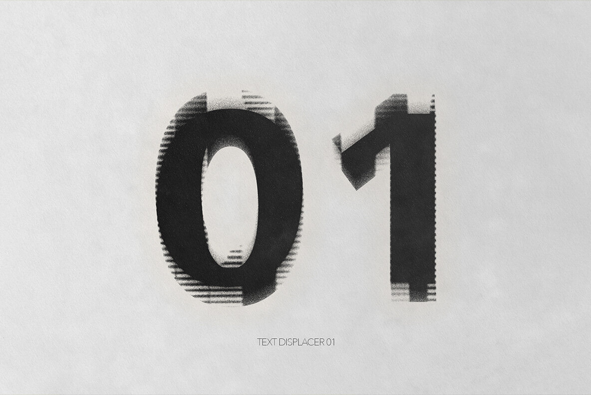 Text Displacer Effect 3
