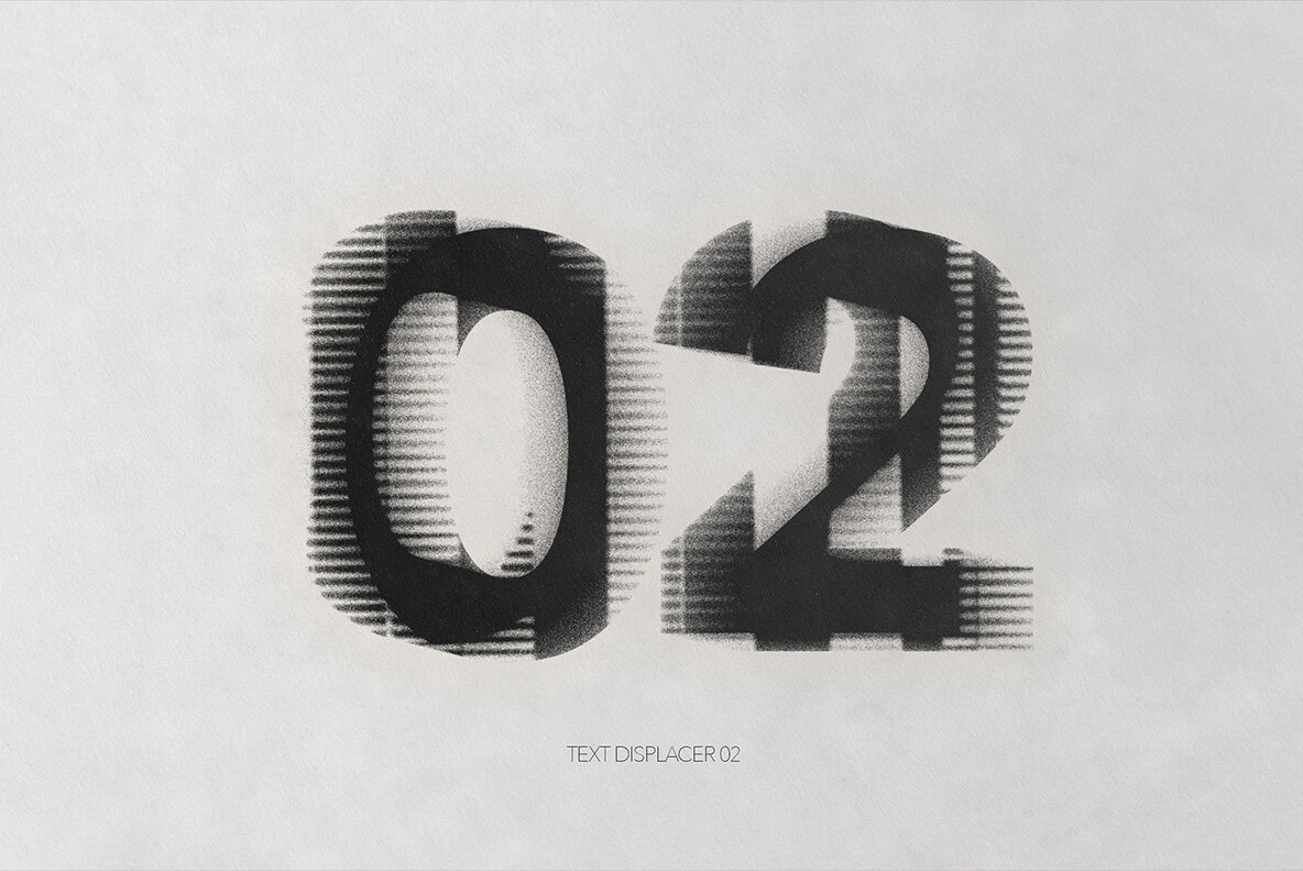 Text Displacer Effect 6
