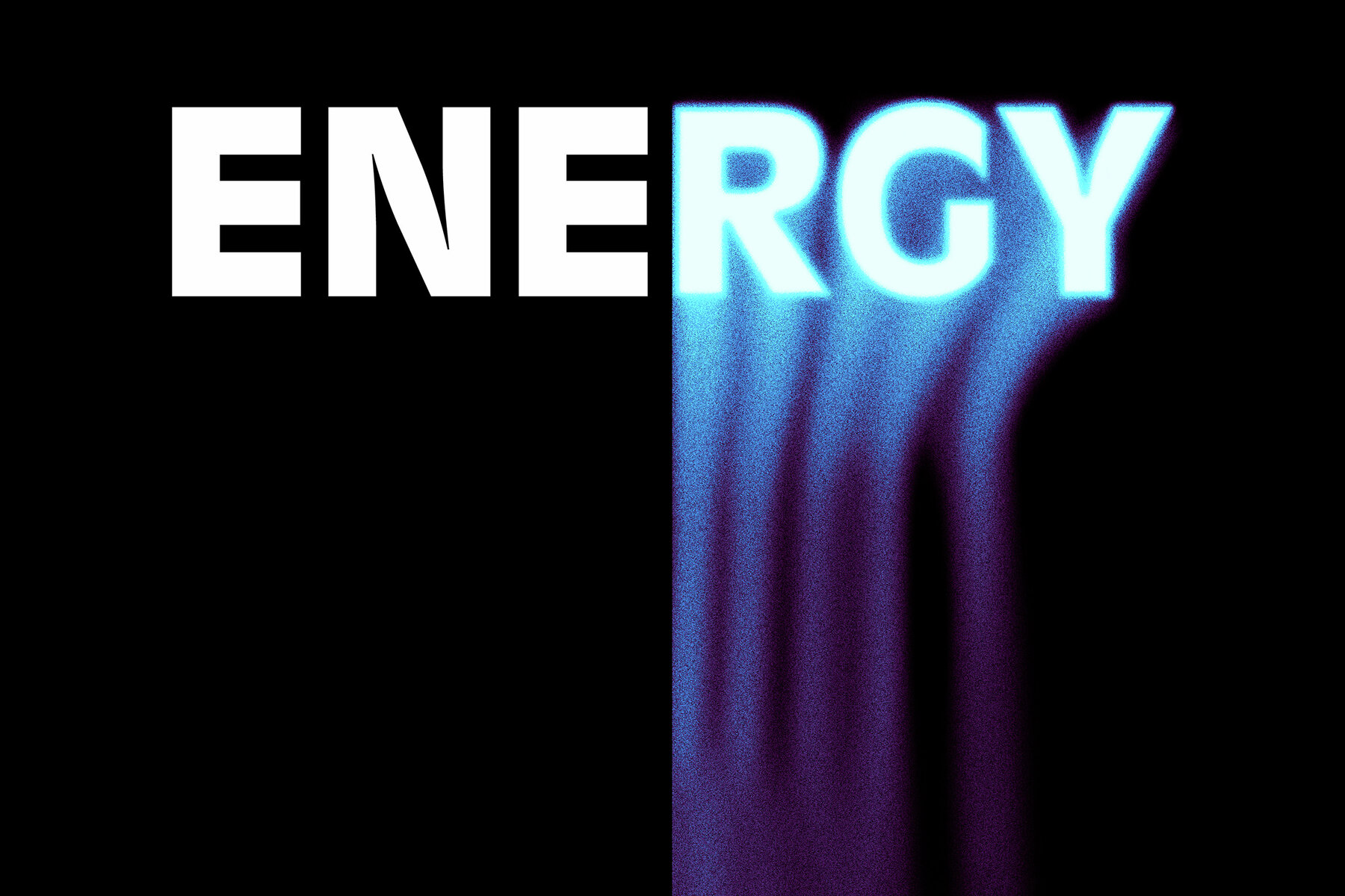 Blue Dissolving Text Effect Mockup 7