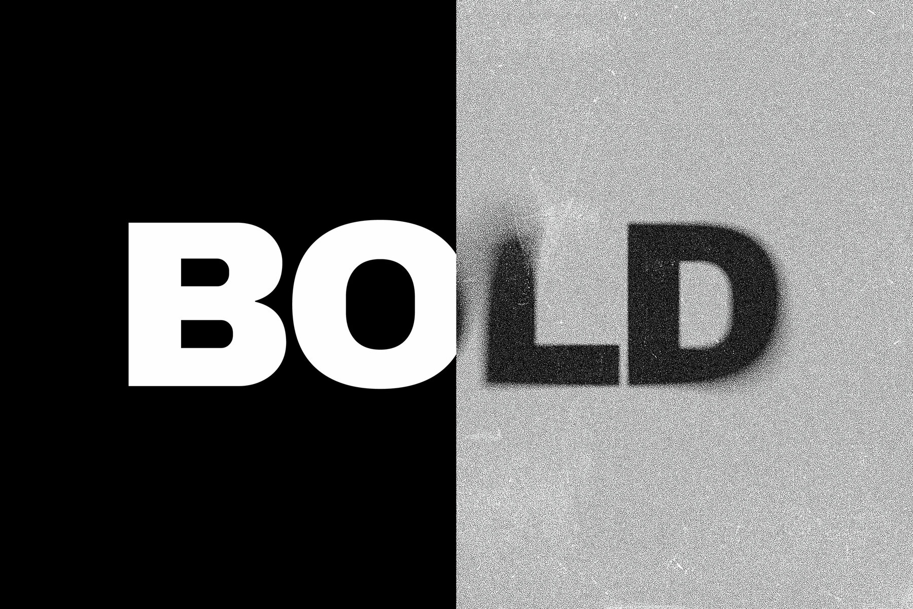 Grunge Distorted Text Effect Mockup 7