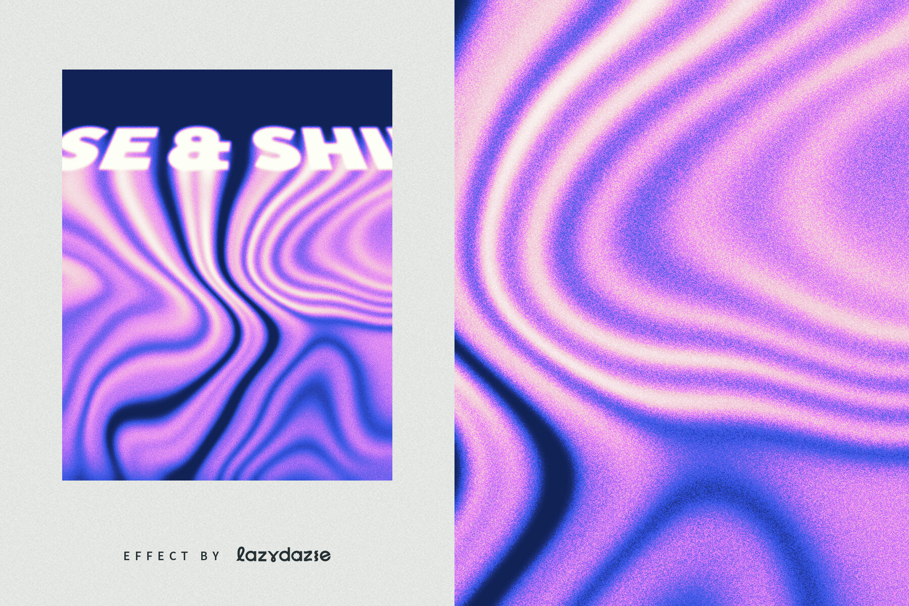 Melting Text Effect Mockup 6