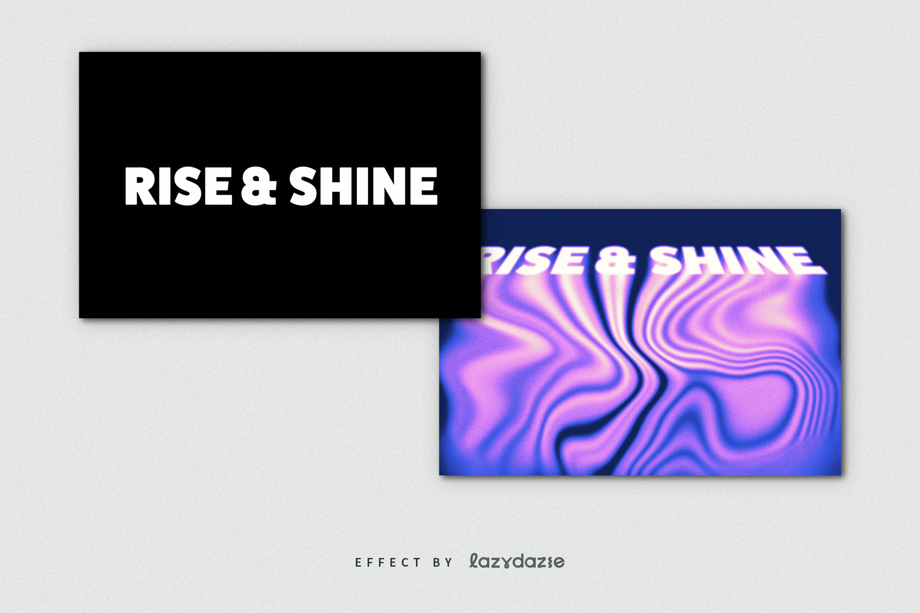 Melting Text Effect Mockup 7