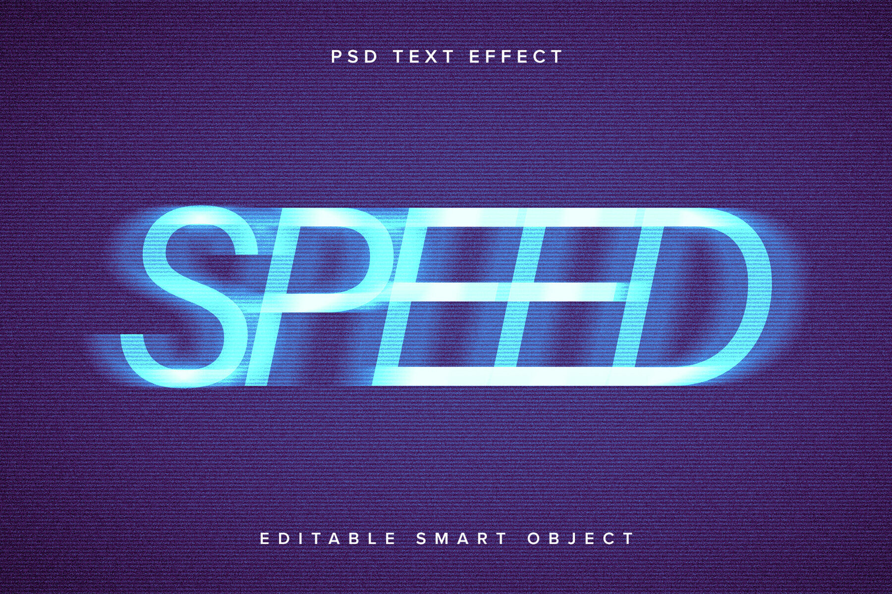 Motion Blur Text Effect Mockup 1