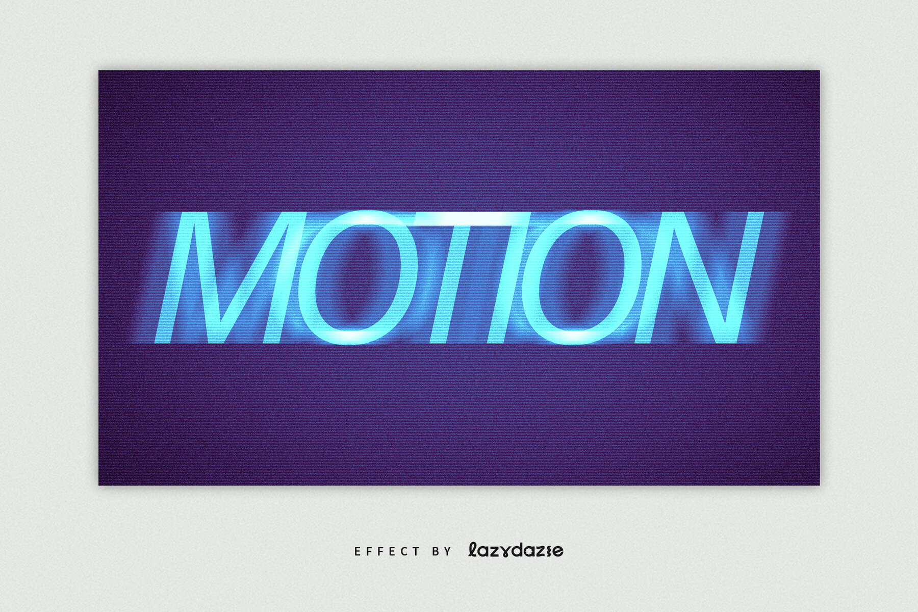 Motion Blur Text Effect Mockup 2