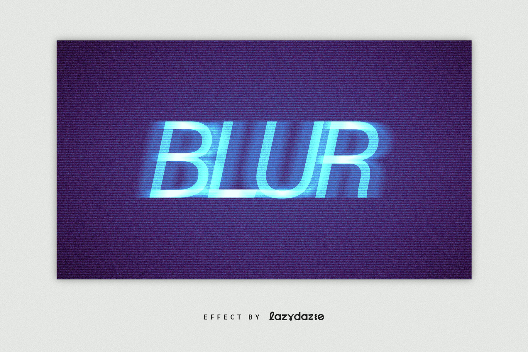 Motion Blur Text Effect Mockup 3