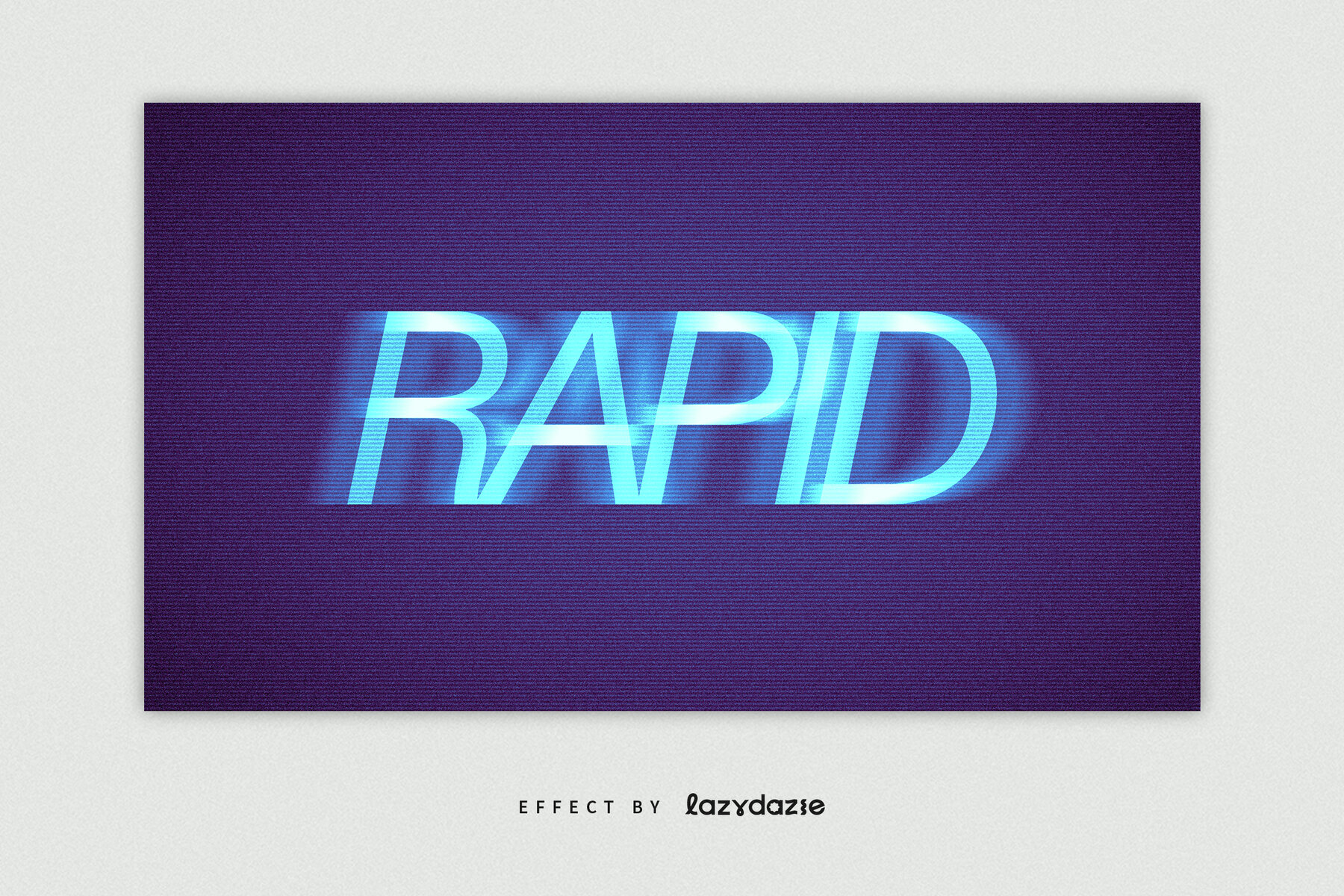 Motion Blur Text Effect Mockup 4