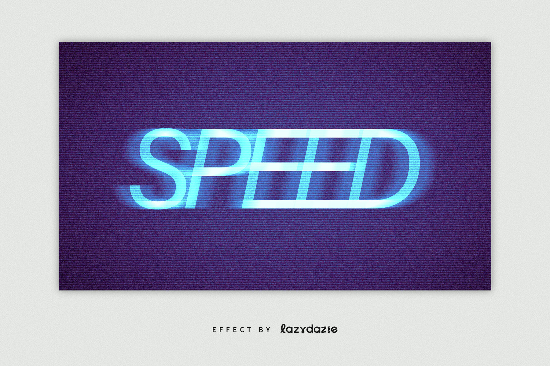 Motion Blur Text Effect Mockup 5
