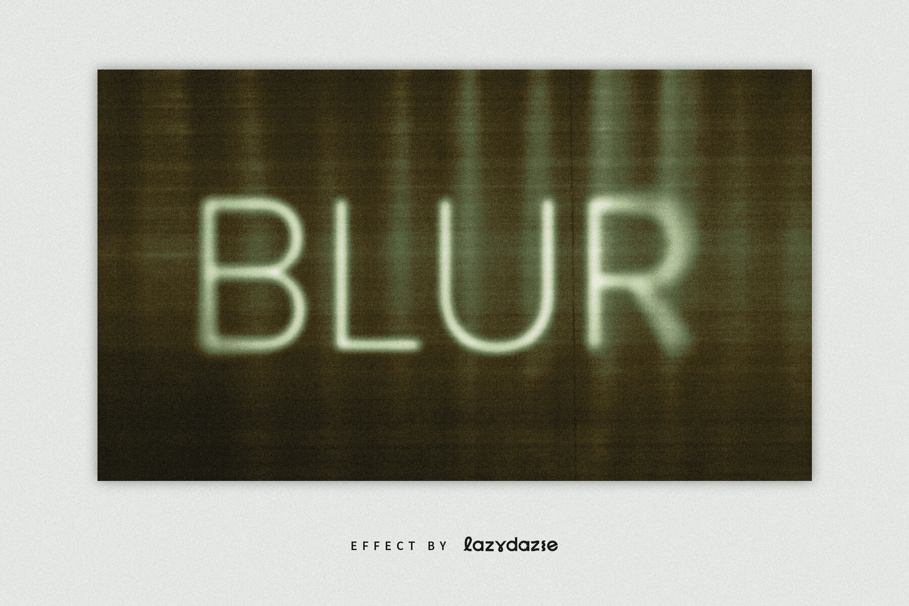 Hazy Bad Scan Text Effect Mockup 2