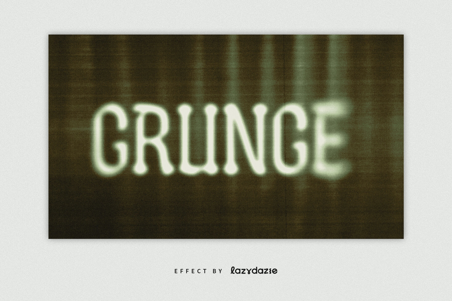Hazy Bad Scan Text Effect Mockup 5