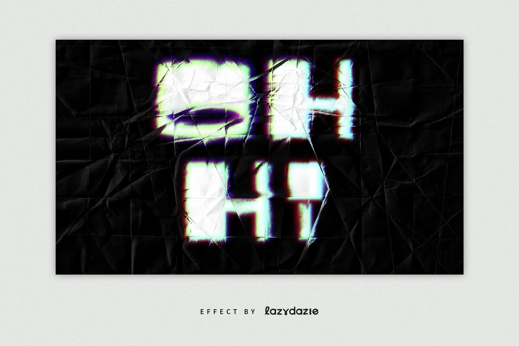 Paper Texture Text Effect Mockup 2