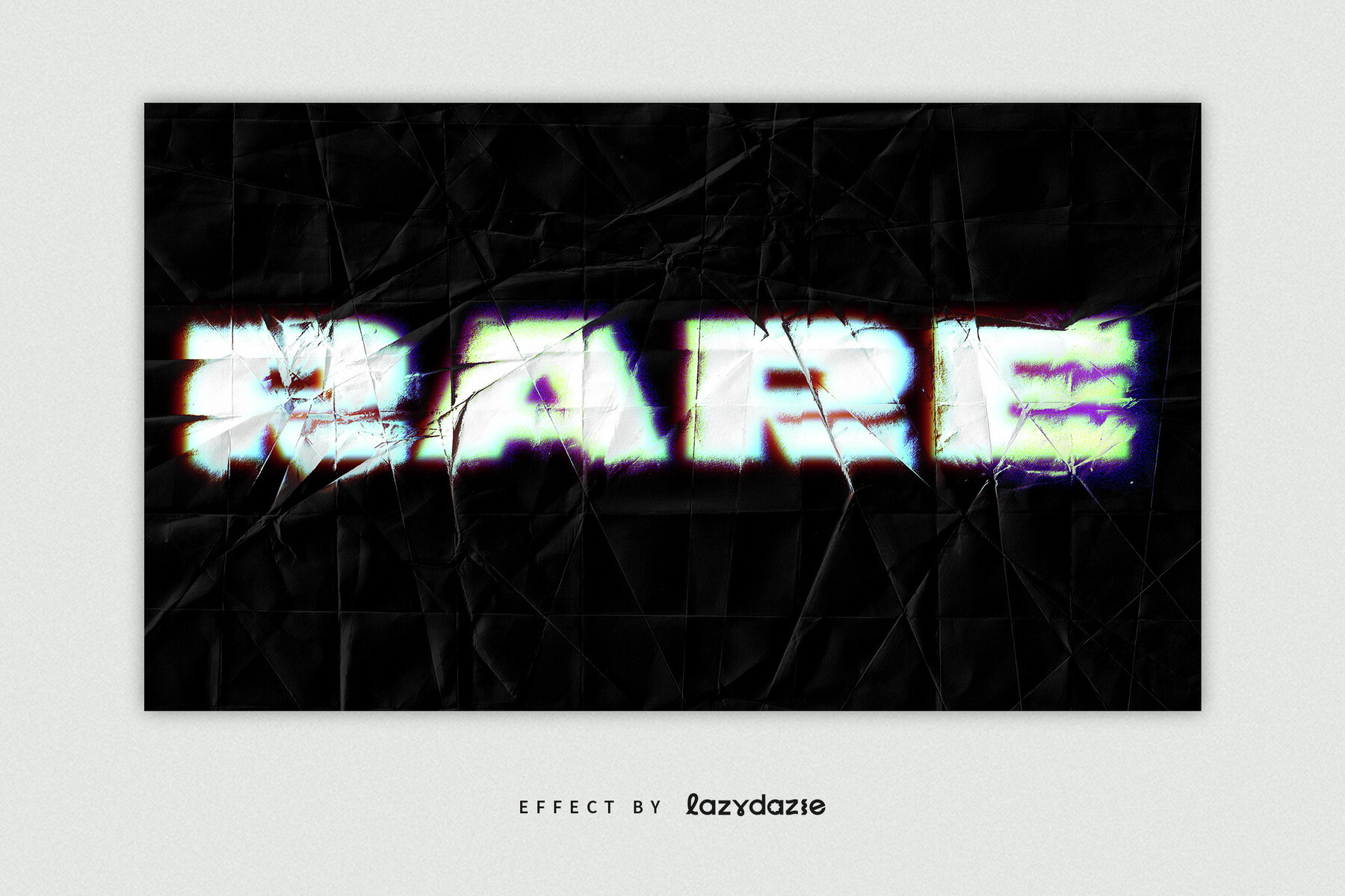 Paper Texture Text Effect Mockup 4