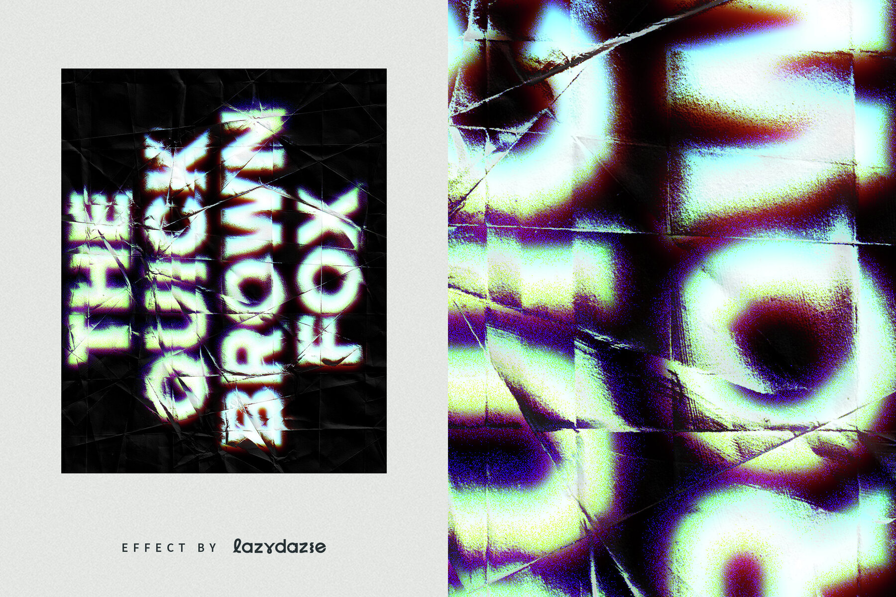 Paper Texture Text Effect Mockup 6